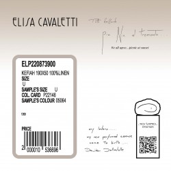 FOULARD LIN BIANCO 190X50CM Elisa Cavaletti ELP220873900