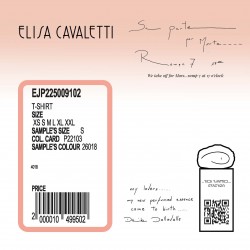 T-SHIRT BAVETTE COLLIER Elisa Cavaletti EJP225009102