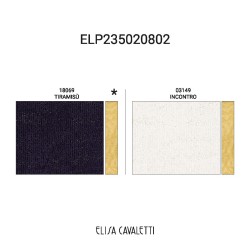 T-SHIRT PONCHO COCKTAIL PER LE SCALE Elisa Cavaletti ELP235020802